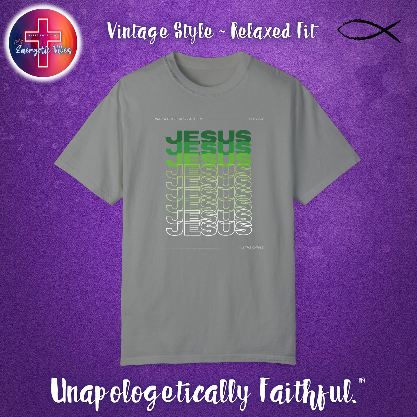 Jesus is THE Christ Unisex Christian T-Shirt | Vintage Style Relaxed Tee