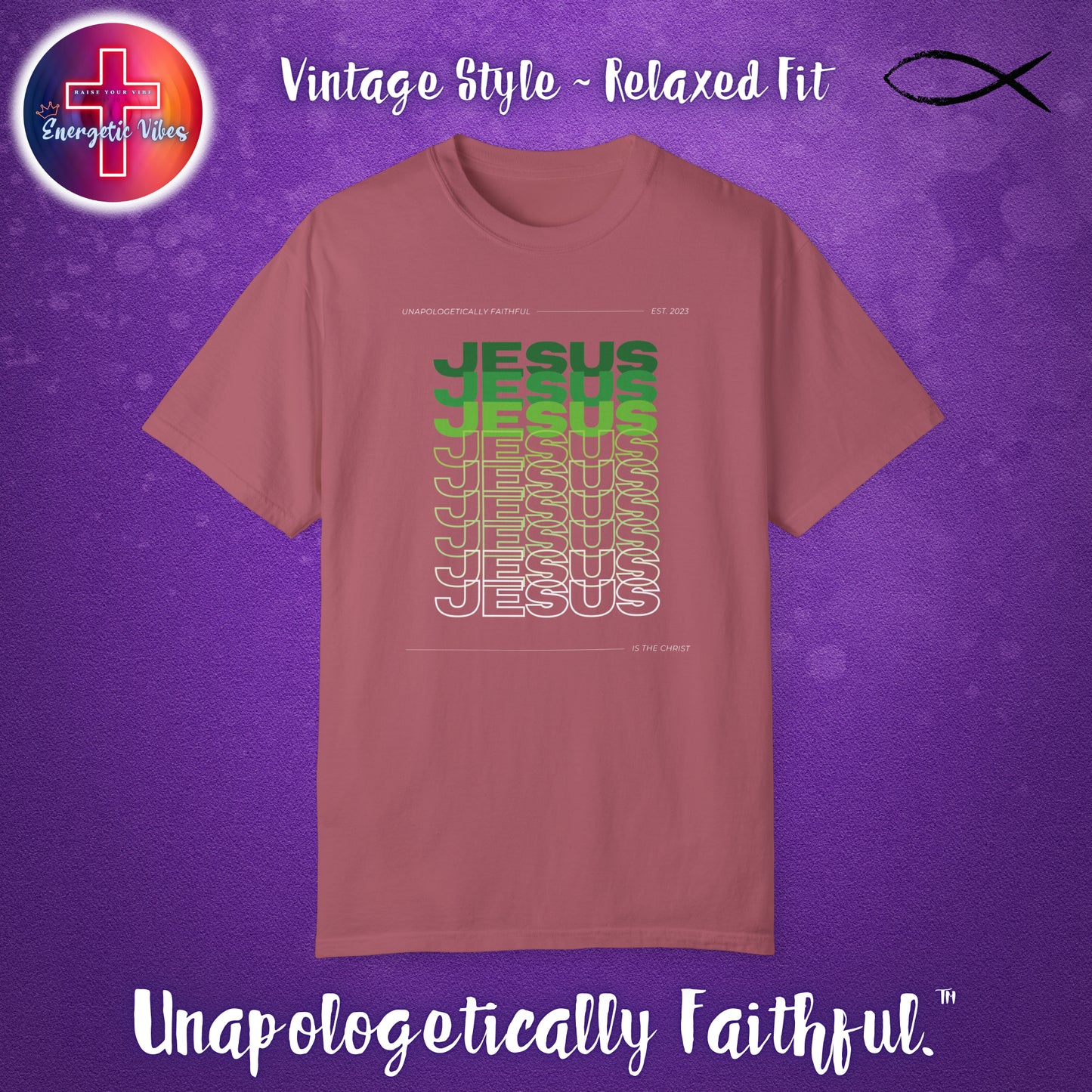 Jesus is THE Christ Unisex Christian T-Shirt | Vintage Style Relaxed Tee