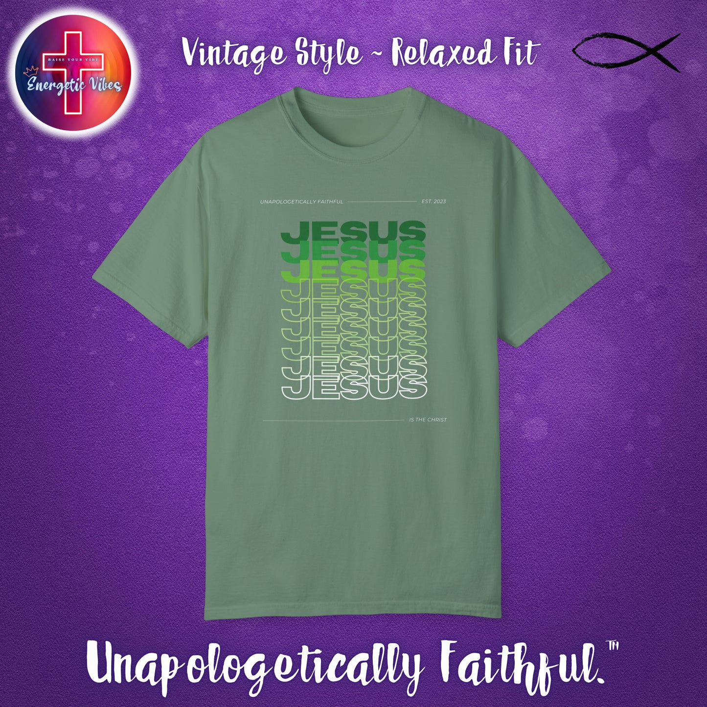 Jesus is THE Christ Unisex Christian T-Shirt | Vintage Style Relaxed Tee