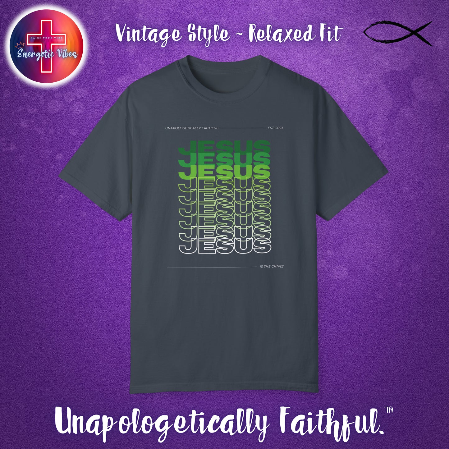 Jesus is THE Christ Unisex Christian T-Shirt | Vintage Style Relaxed Tee