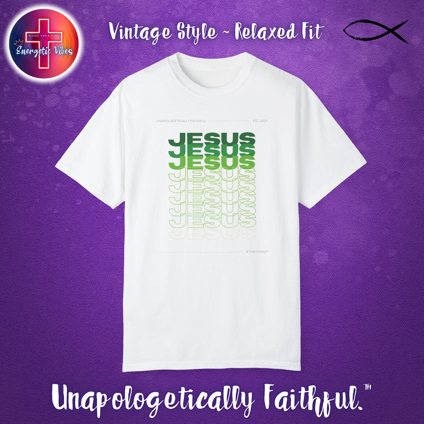 Jesus is THE Christ Unisex Christian T-Shirt | Vintage Style Relaxed Tee