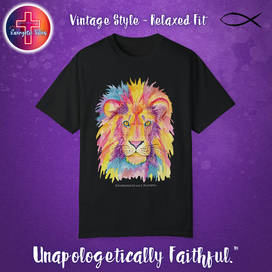 Judah Lion, Believer Unisex Christian T-Shirt | Vintage Style Relaxed Tee