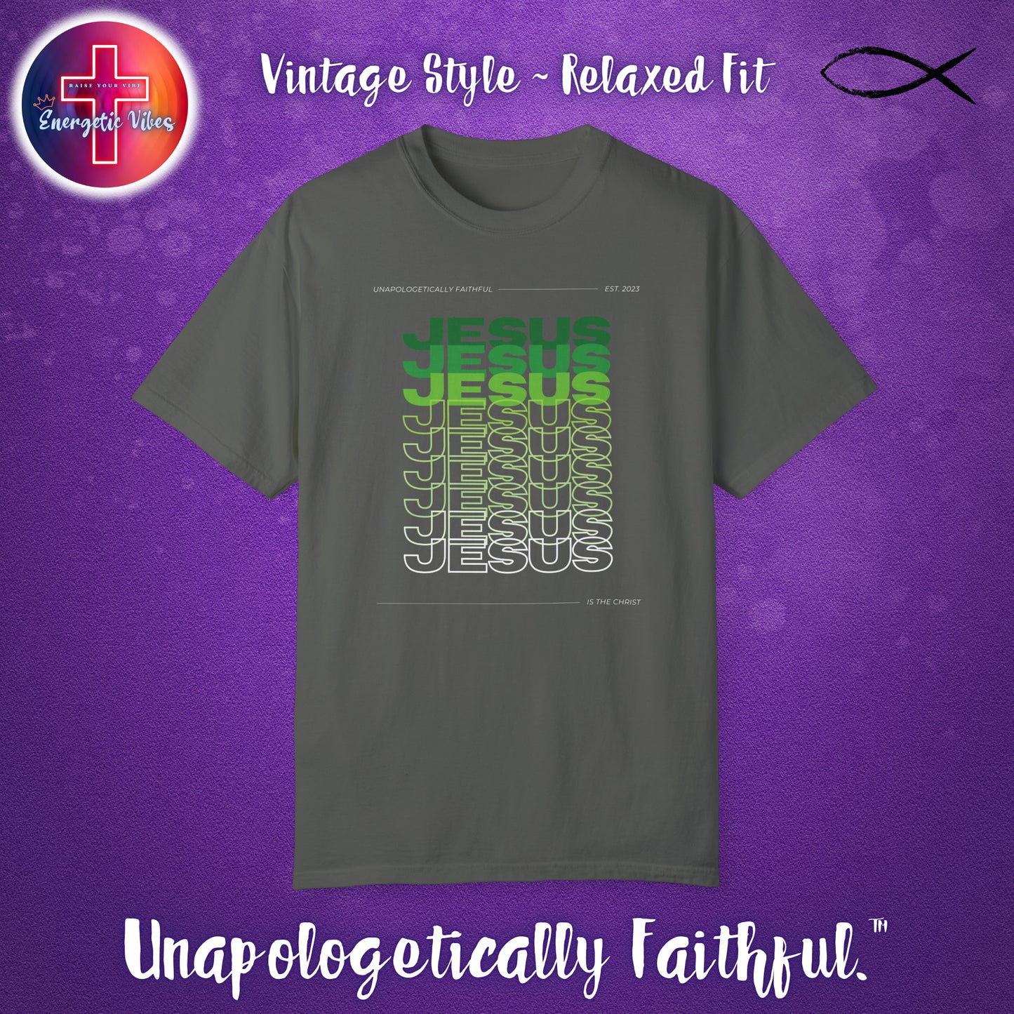 Jesus is THE Christ Unisex Christian T-Shirt | Vintage Style Relaxed Tee