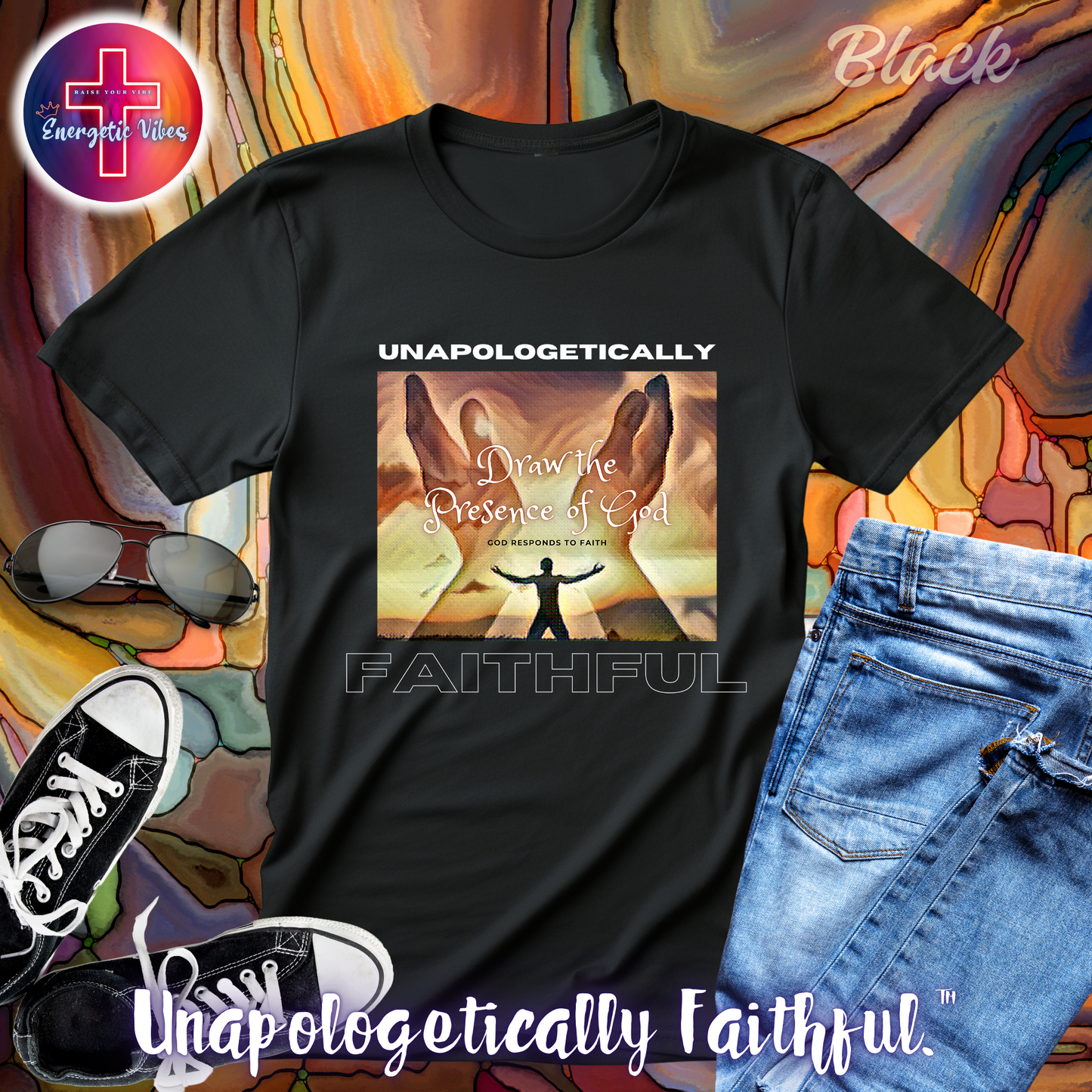 Draw the Presence of God ~ Golden Unisex Christian T-Shirt | Classic Style Modern Tee