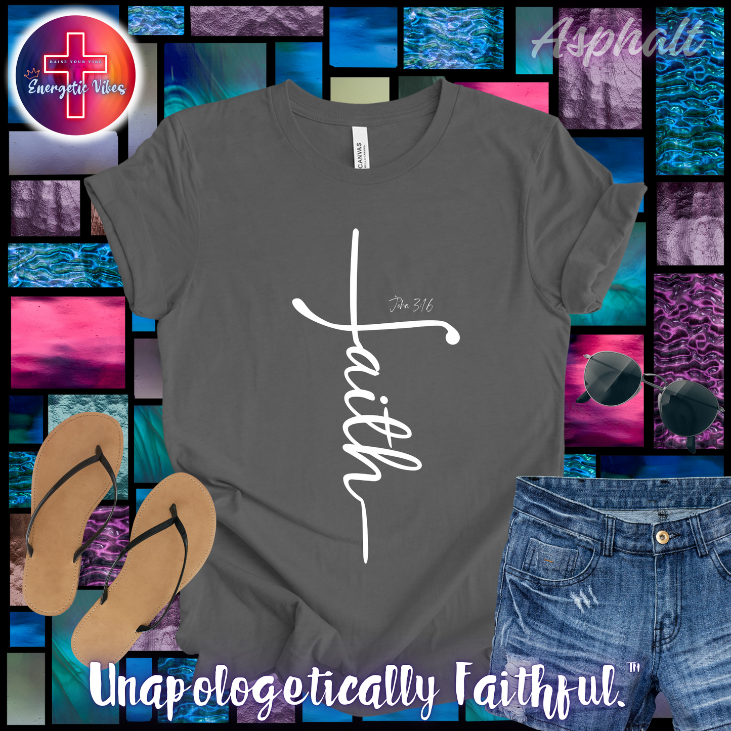 Faith ~ John 3:16 Unisex Christian T-Shirt | Classic Style Modern Tee