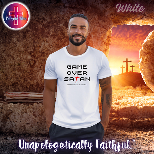 Game Over Satan Unisex Christian T-Shirt | Classic Style Modern Tee