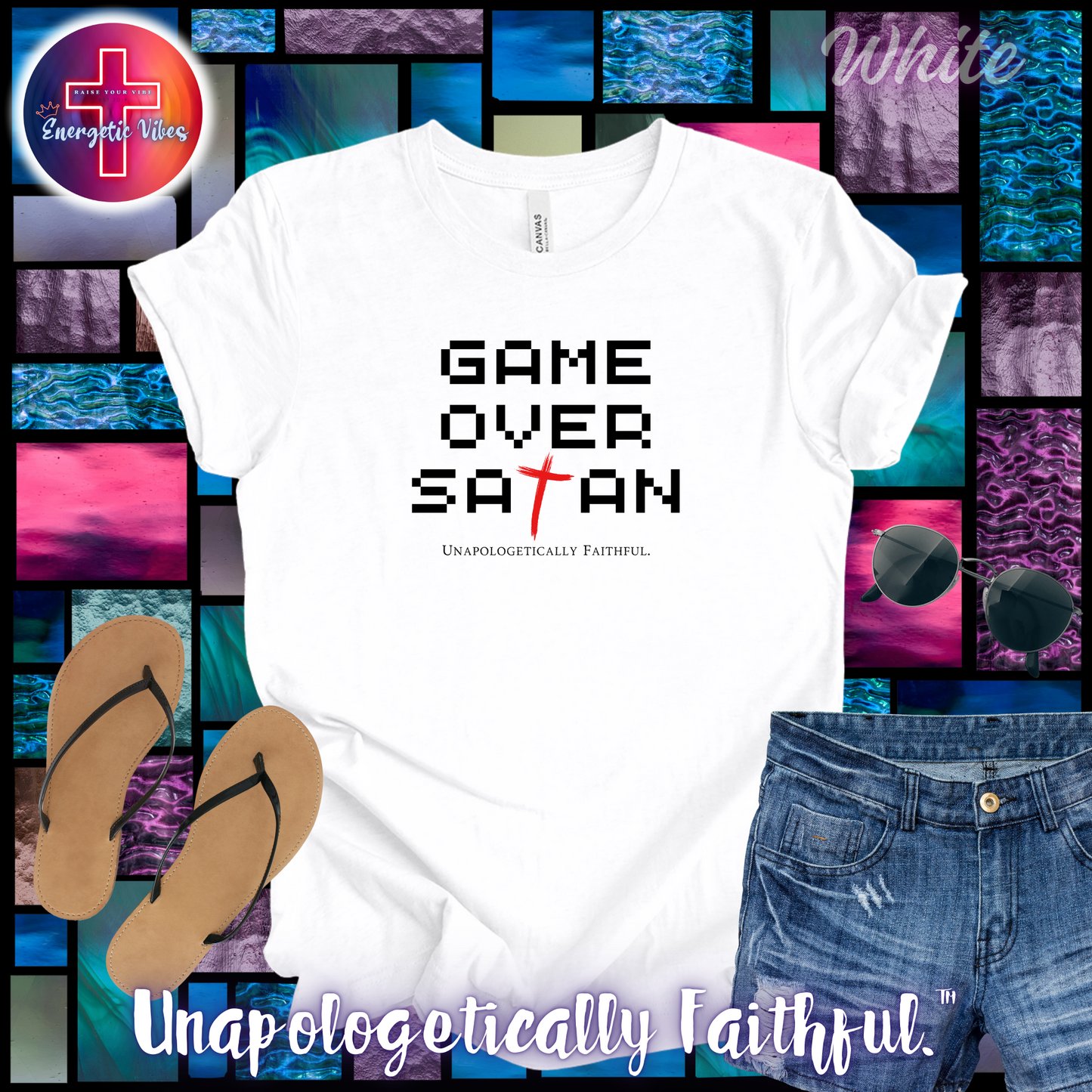 Game Over Satan Unisex Christian T-Shirt | Classic Style Modern Tee