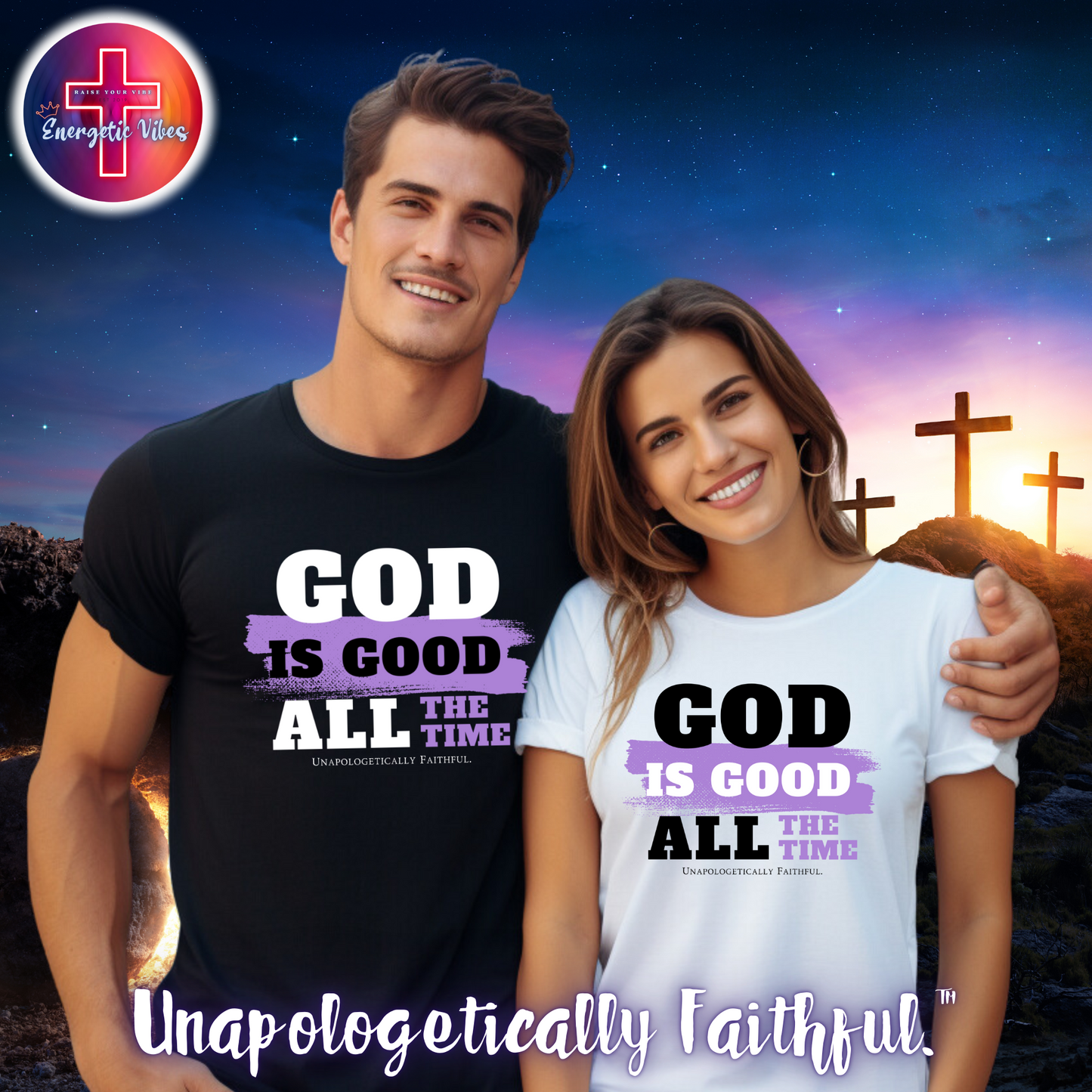 God Is Good All The Time Unisex Christian T-Shirt | Classic Style Modern Tee