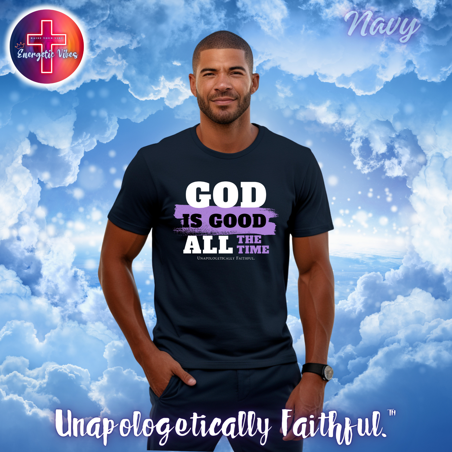 God Is Good All The Time Unisex Christian T-Shirt | Classic Style Modern Tee