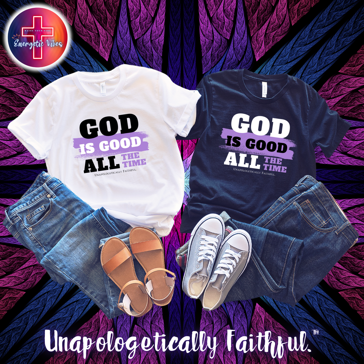 God Is Good All The Time Unisex Christian T-Shirt | Classic Style Modern Tee