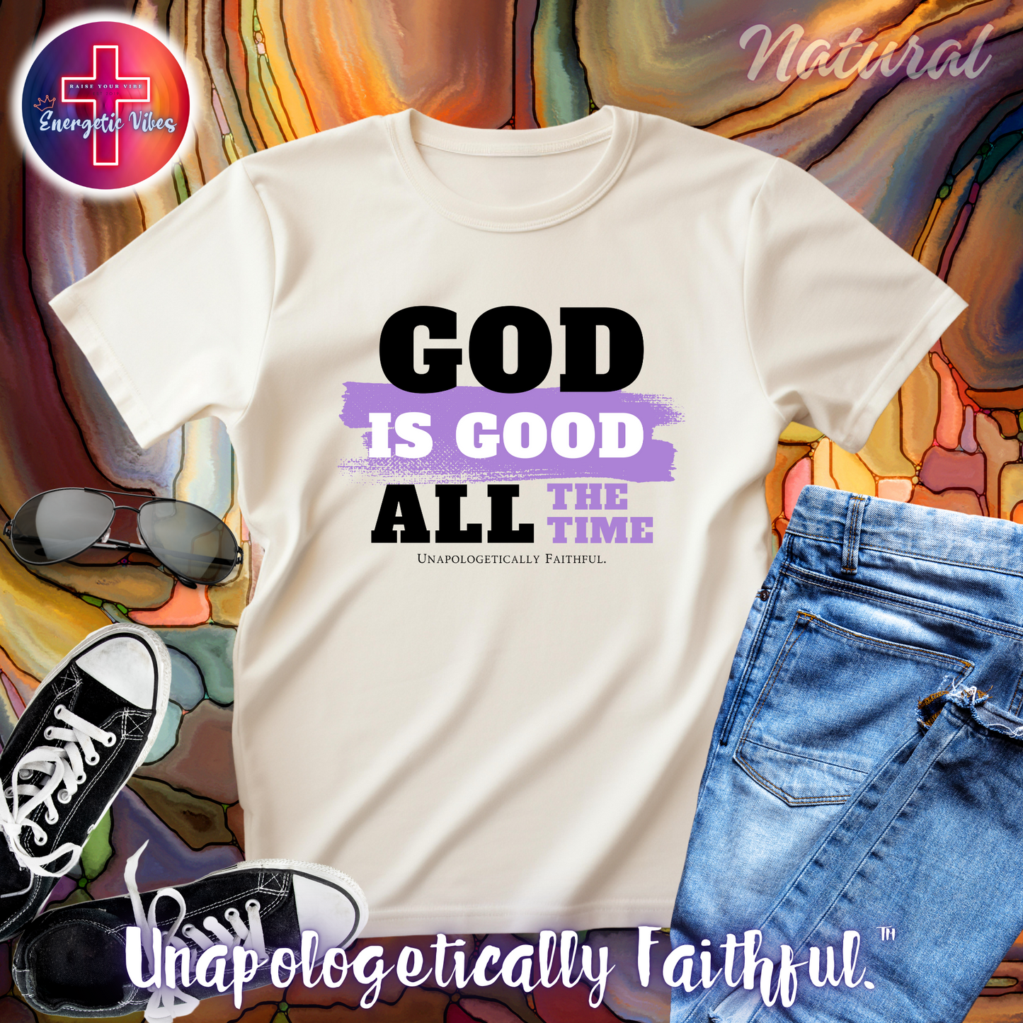 God Is Good All The Time Unisex Christian T-Shirt | Classic Style Modern Tee