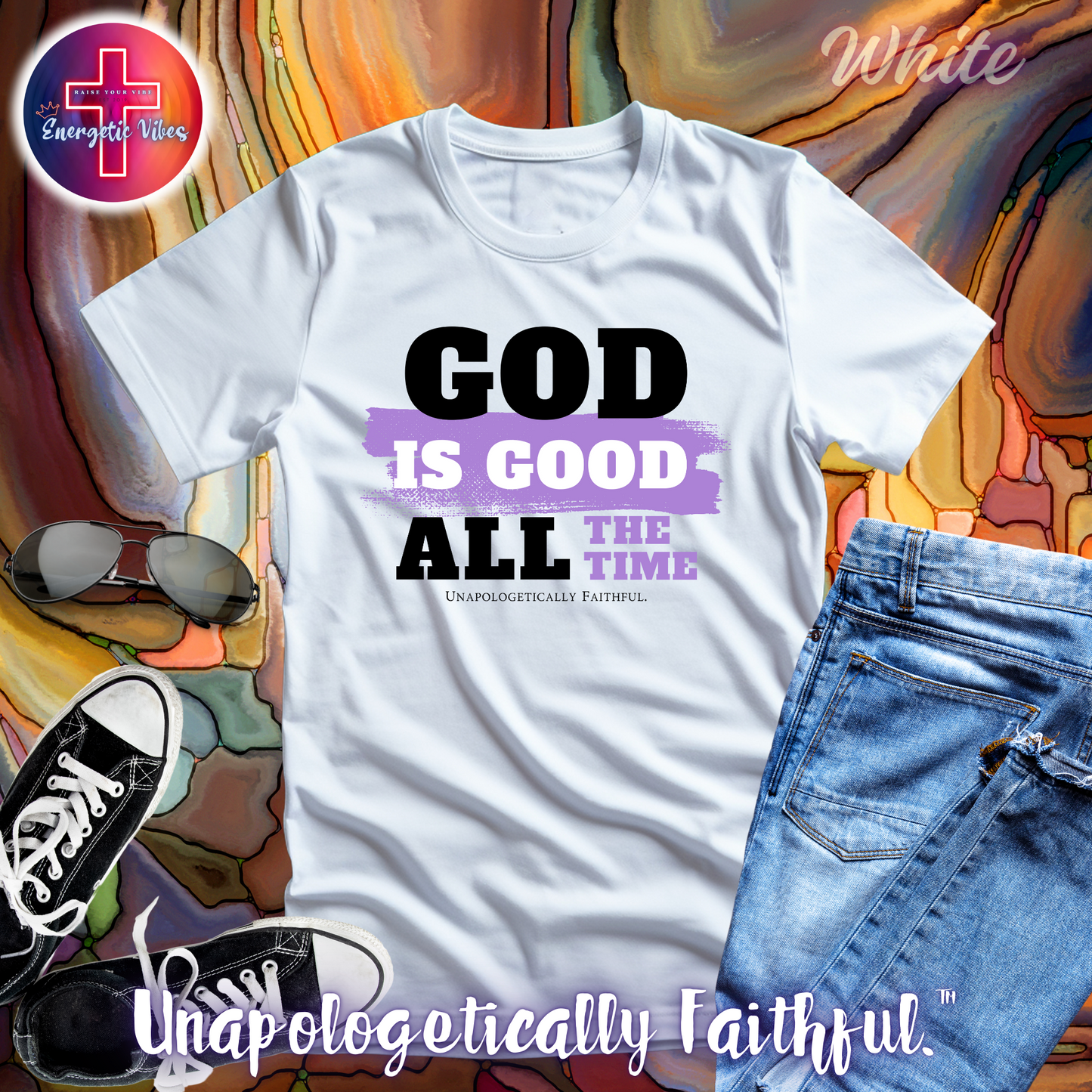 God Is Good All The Time Unisex Christian T-Shirt | Classic Style Modern Tee