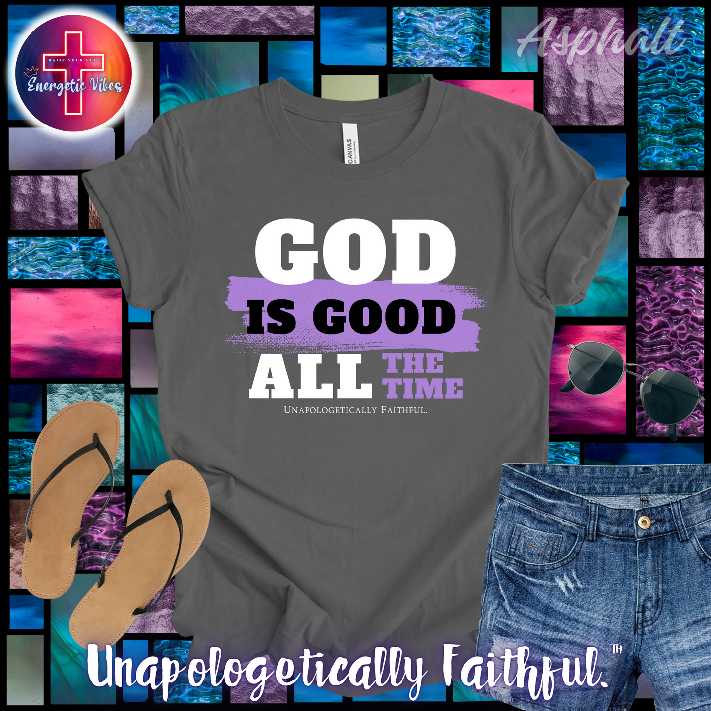 God Is Good All The Time Unisex Christian T-Shirt | Classic Style Modern Tee