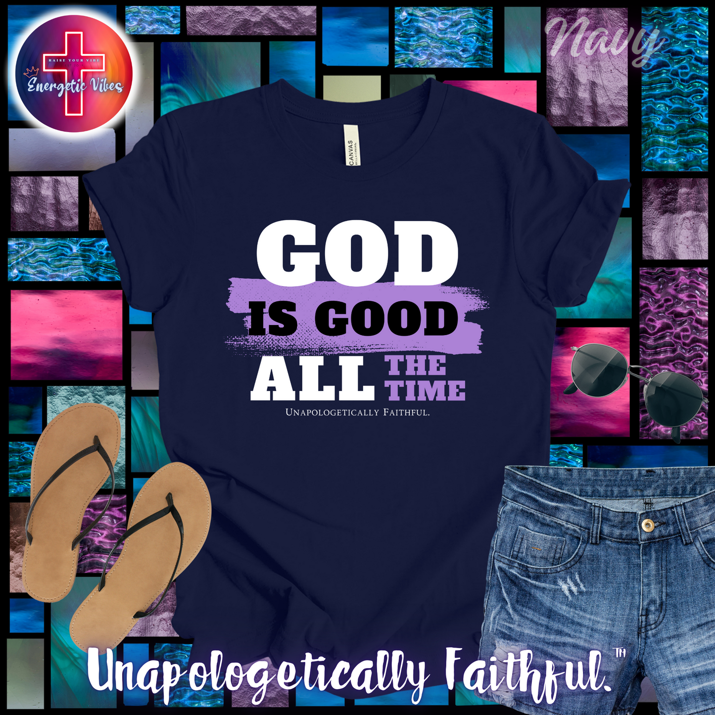 God Is Good All The Time Unisex Christian T-Shirt | Classic Style Modern Tee