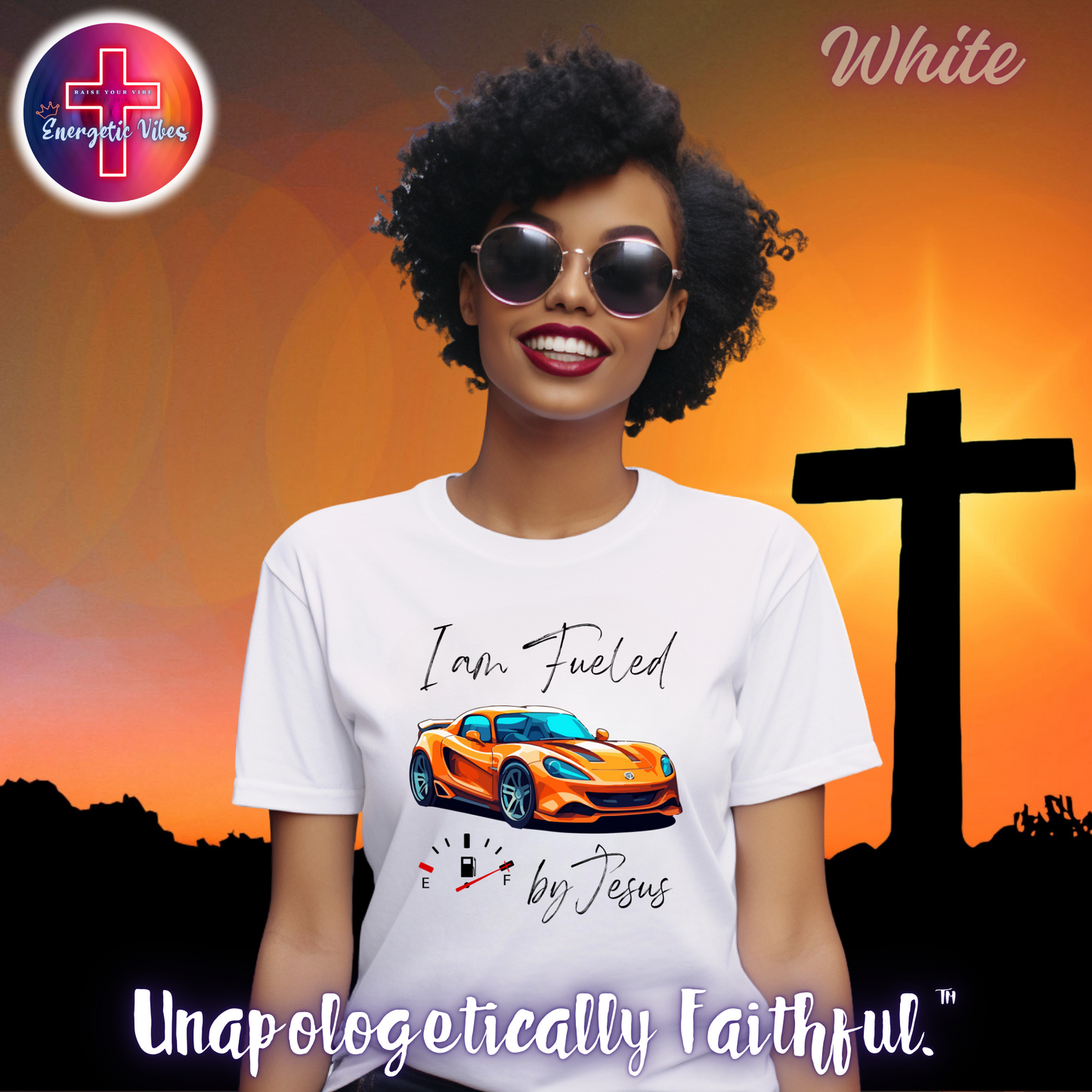 I Am Fueled By Jesus Unisex Christian T-Shirt | Classic Style Modern Tee