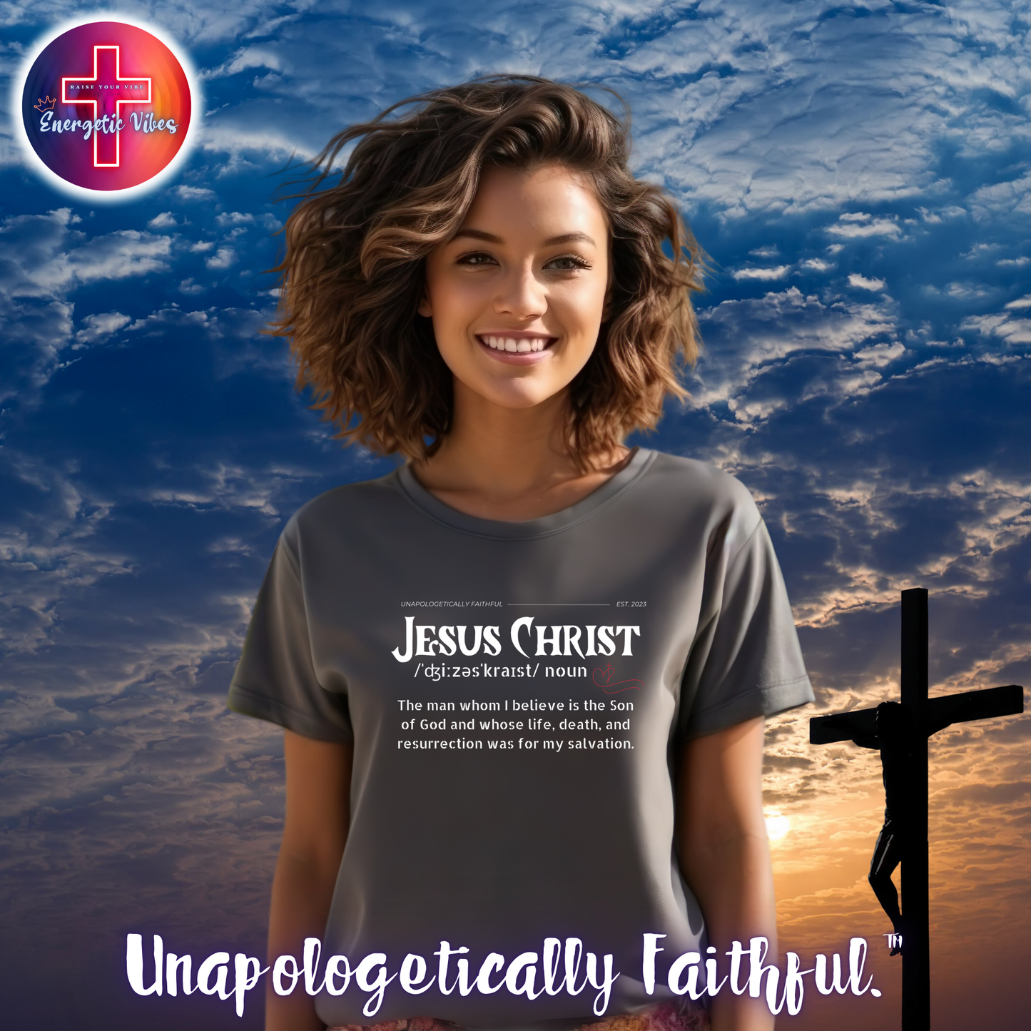 Jesus Christ Unisex Christian T-Shirt | Classic Style Modern Tee