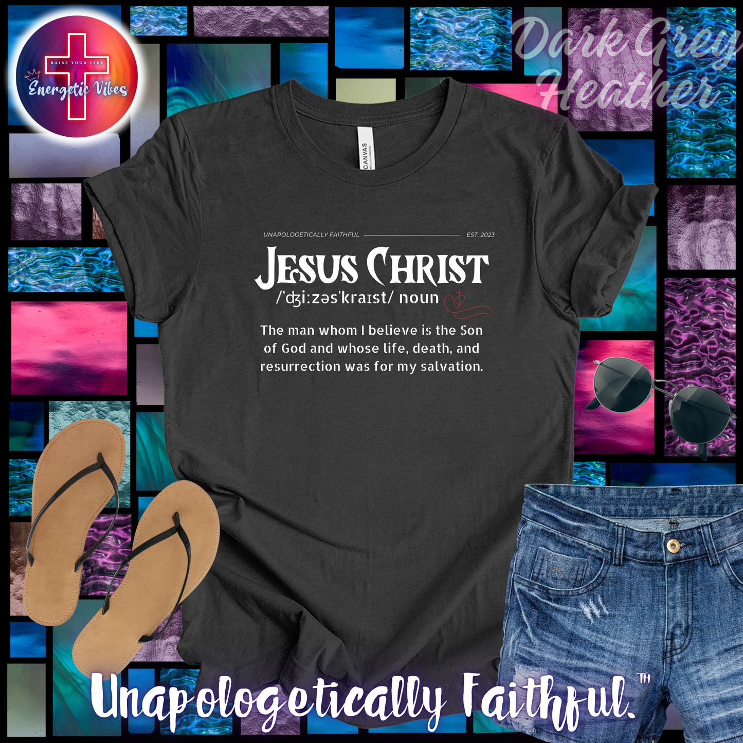 Jesus Christ Unisex Christian T-Shirt | Classic Style Modern Tee