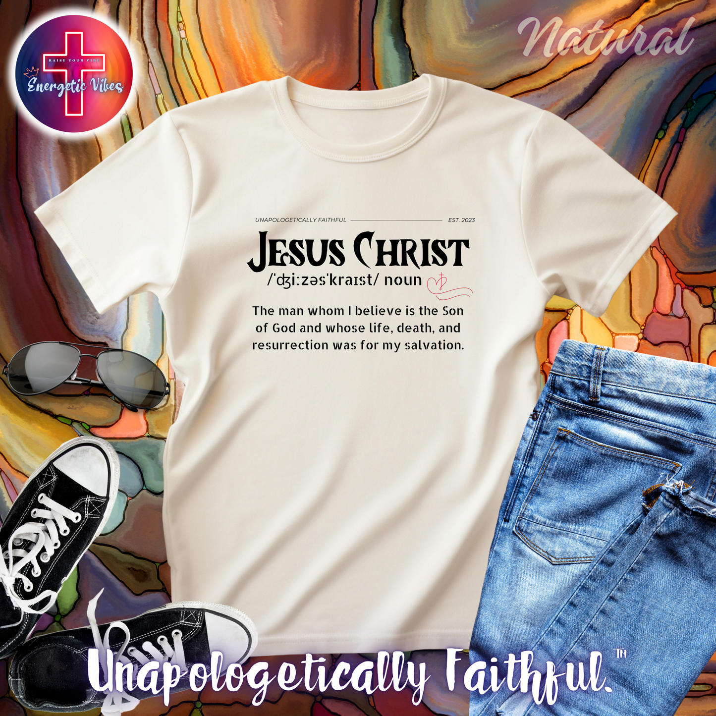 Jesus Christ Unisex Christian T-Shirt | Classic Style Modern Tee