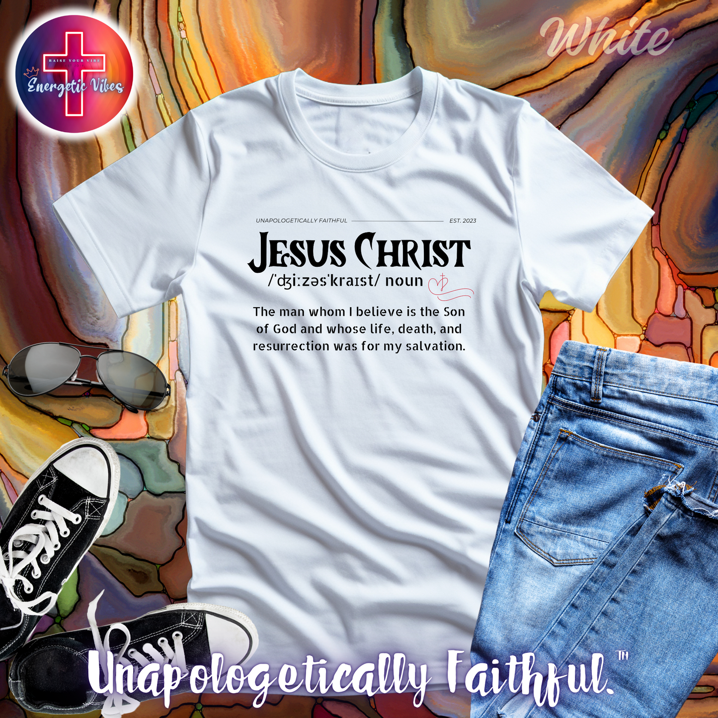 Jesus Christ Unisex Christian T-Shirt | Classic Style Modern Tee