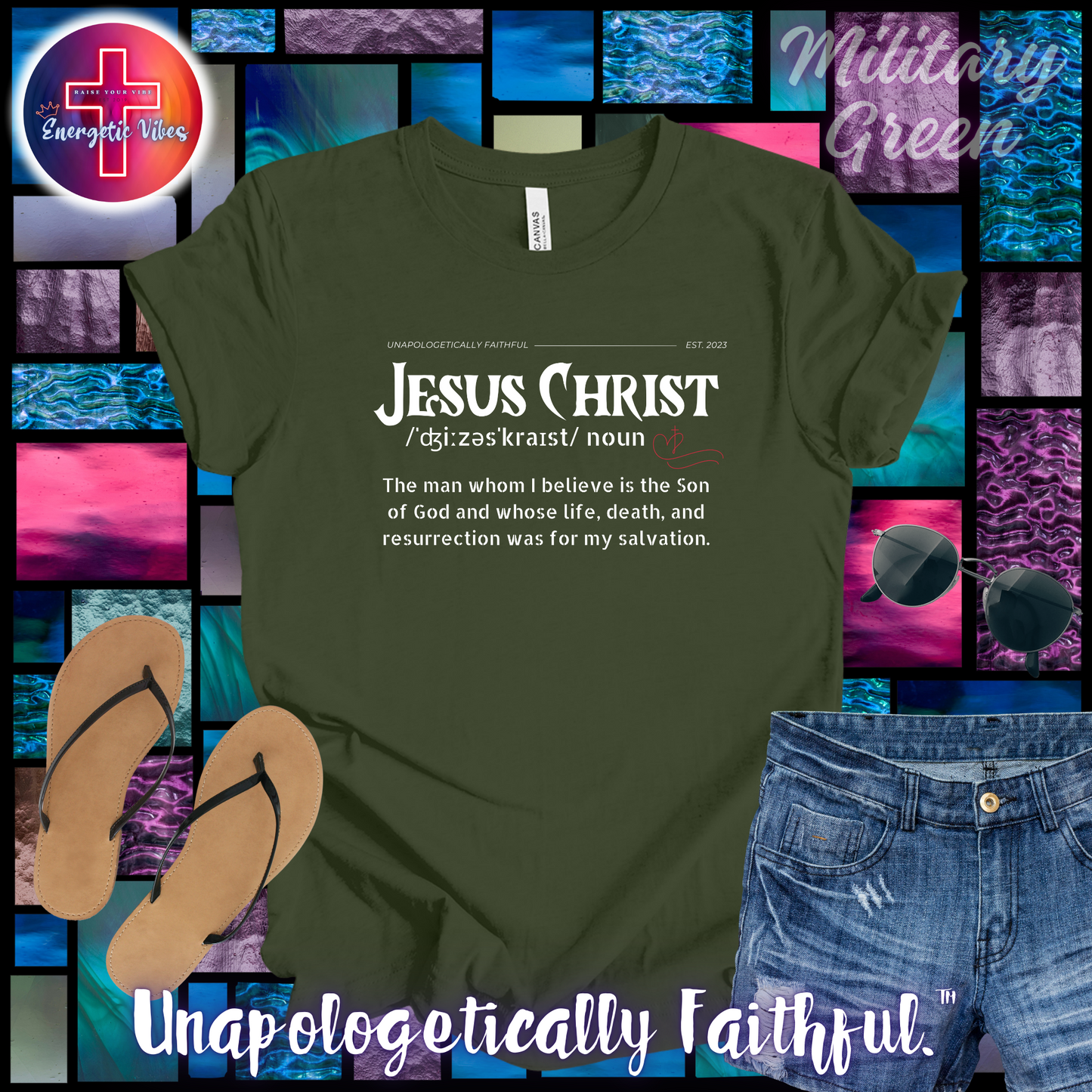 Jesus Christ Unisex Christian T-Shirt | Classic Style Modern Tee