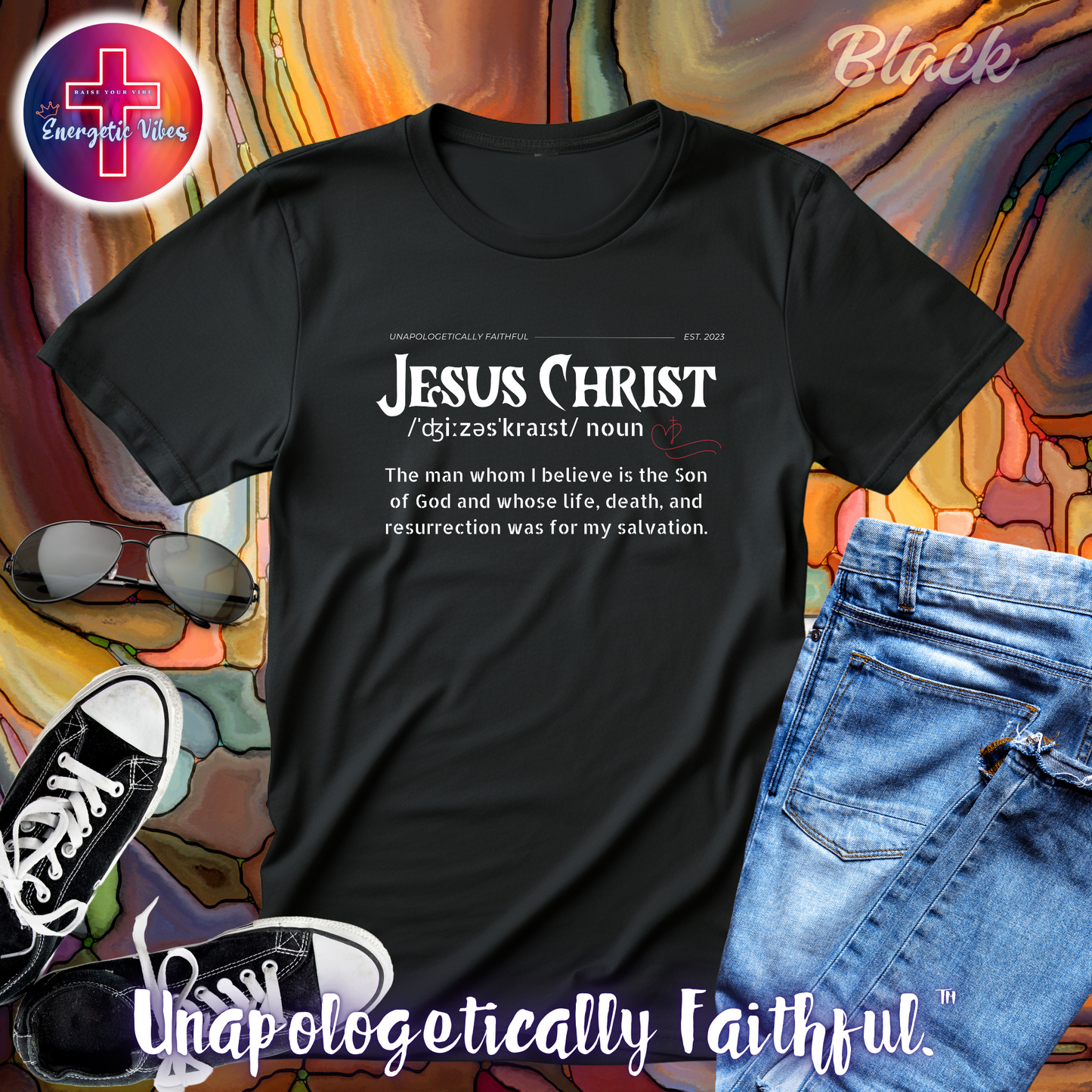 Jesus Christ Unisex Christian T-Shirt | Classic Style Modern Tee