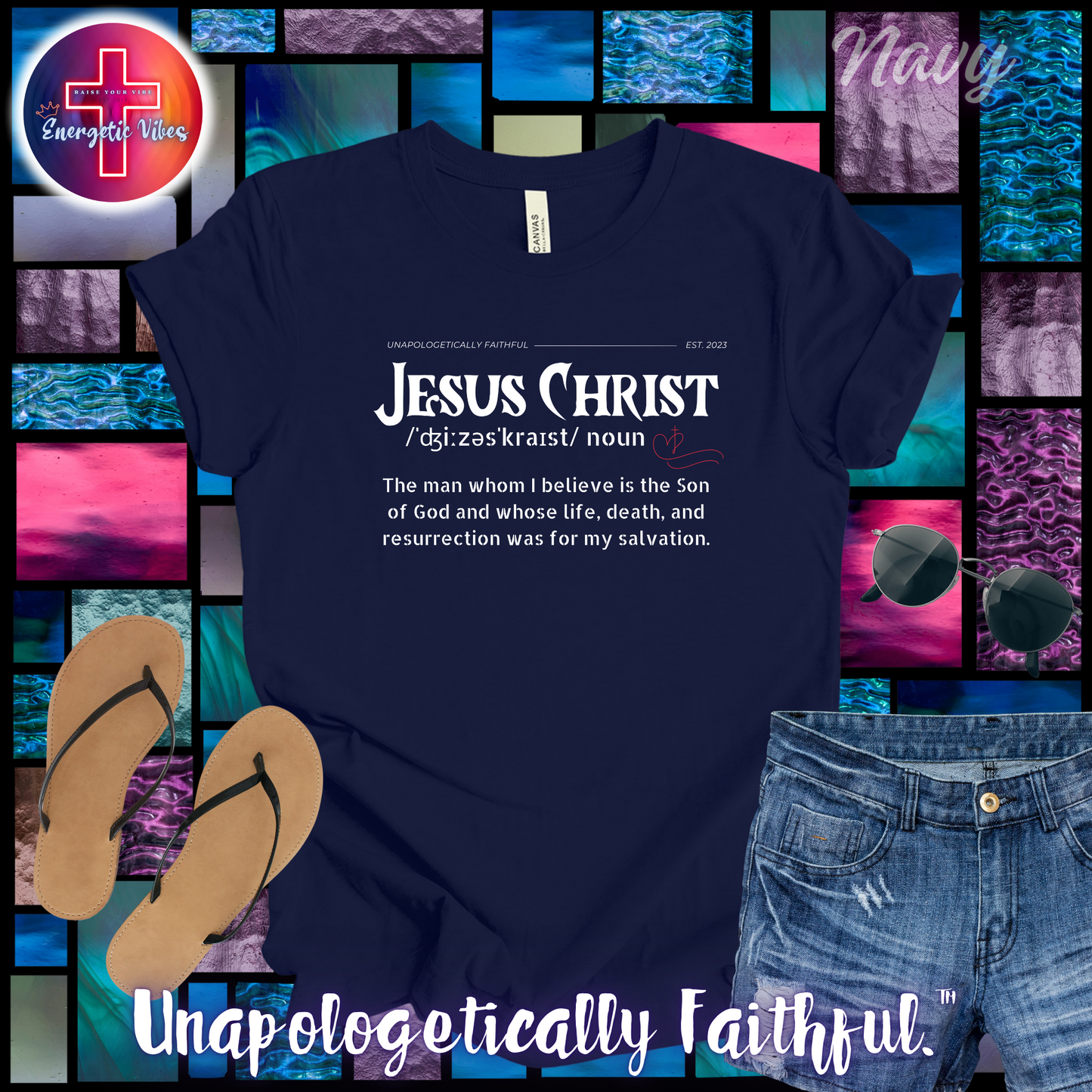 Jesus Christ Unisex Christian T-Shirt | Classic Style Modern Tee