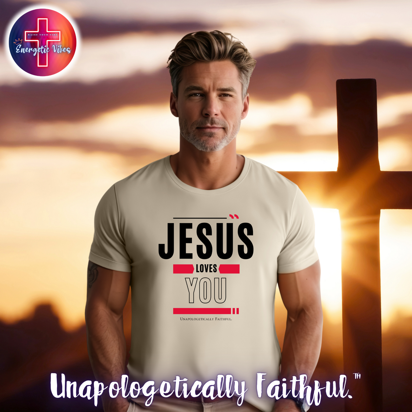 Jesus Loves YOU Unisex Christian T-Shirt | Classic Style Modern Tee