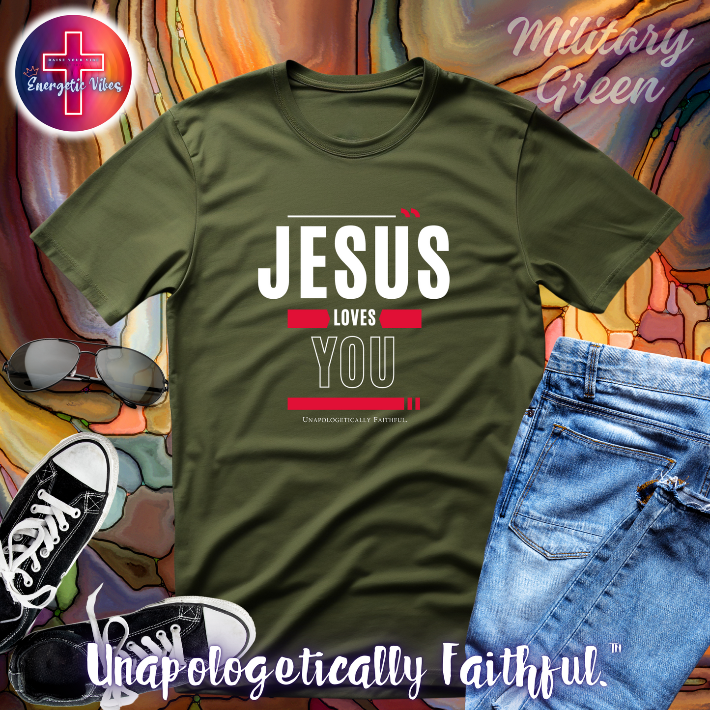 Jesus Loves YOU Unisex Christian T-Shirt | Classic Style Modern Tee