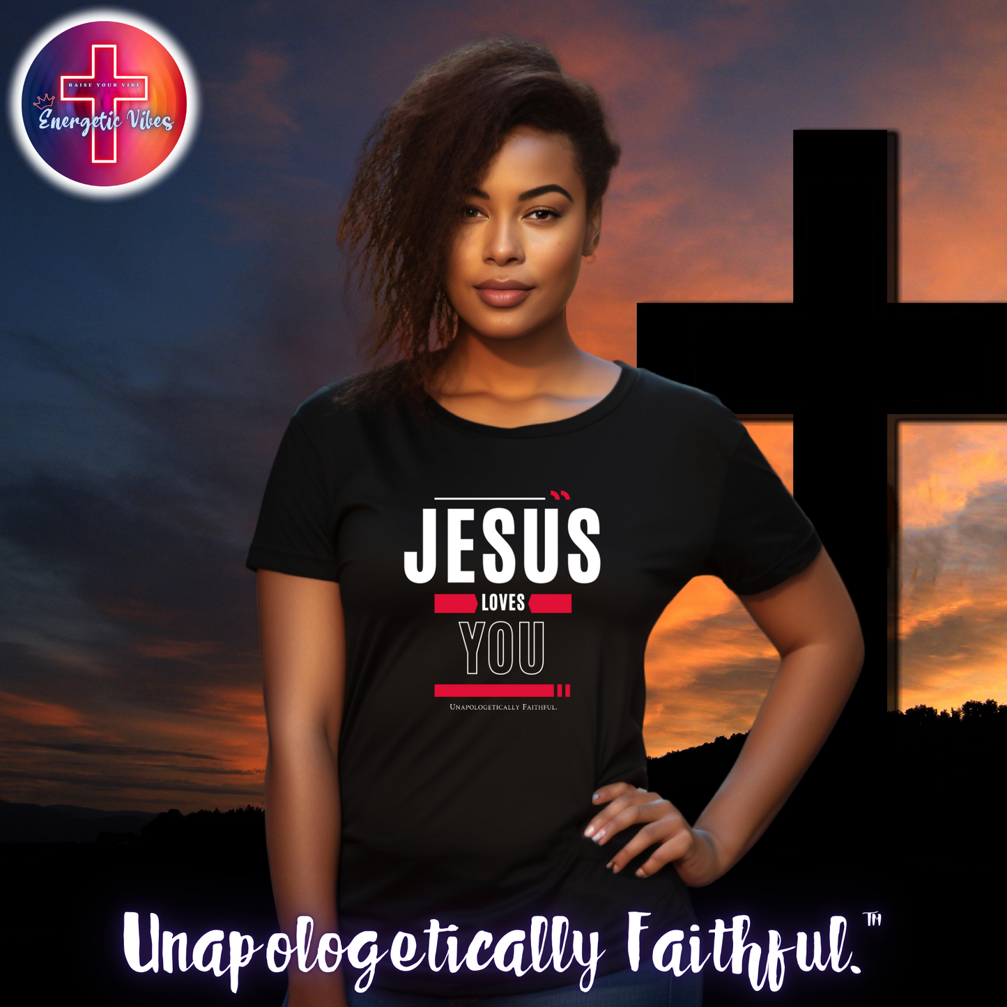 Jesus Loves YOU Unisex Christian T-Shirt | Classic Style Modern Tee