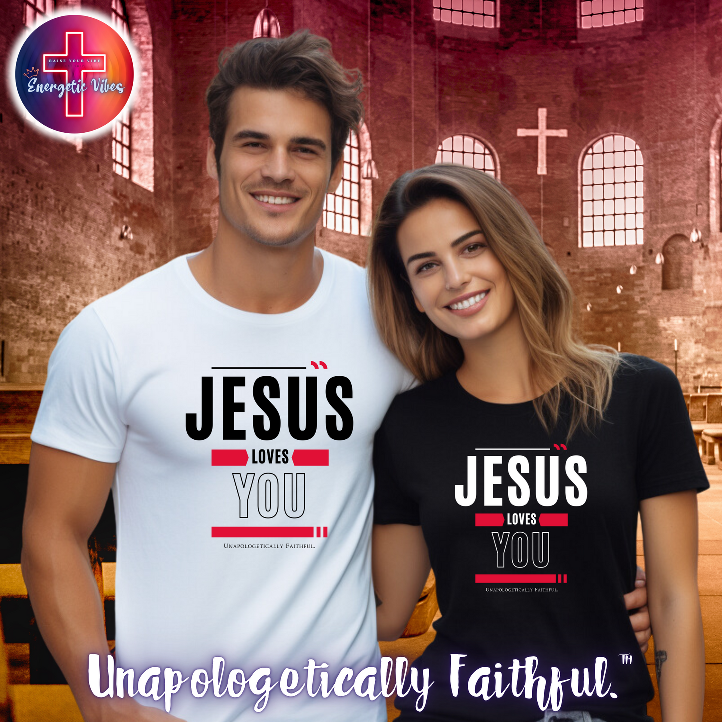 Jesus Loves YOU Unisex Christian T-Shirt | Classic Style Modern Tee