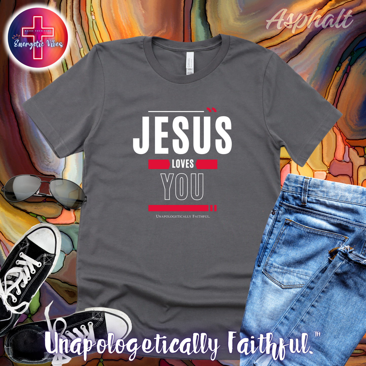 Jesus Loves YOU Unisex Christian T-Shirt | Classic Style Modern Tee