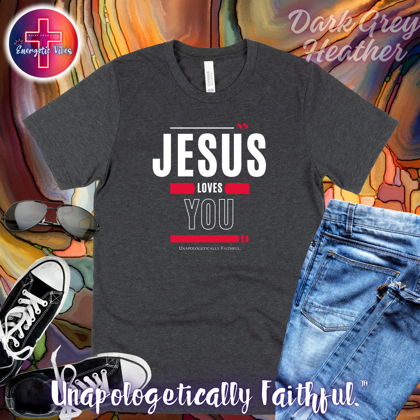 Jesus Loves YOU Unisex Christian T-Shirt | Classic Style Modern Tee