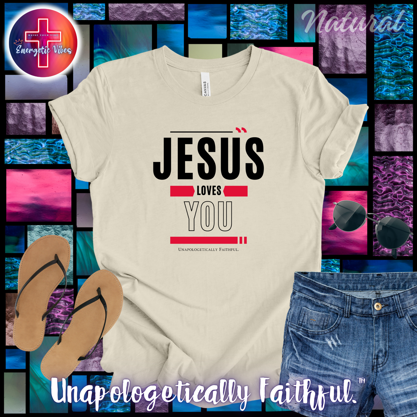 Jesus Loves YOU Unisex Christian T-Shirt | Classic Style Modern Tee