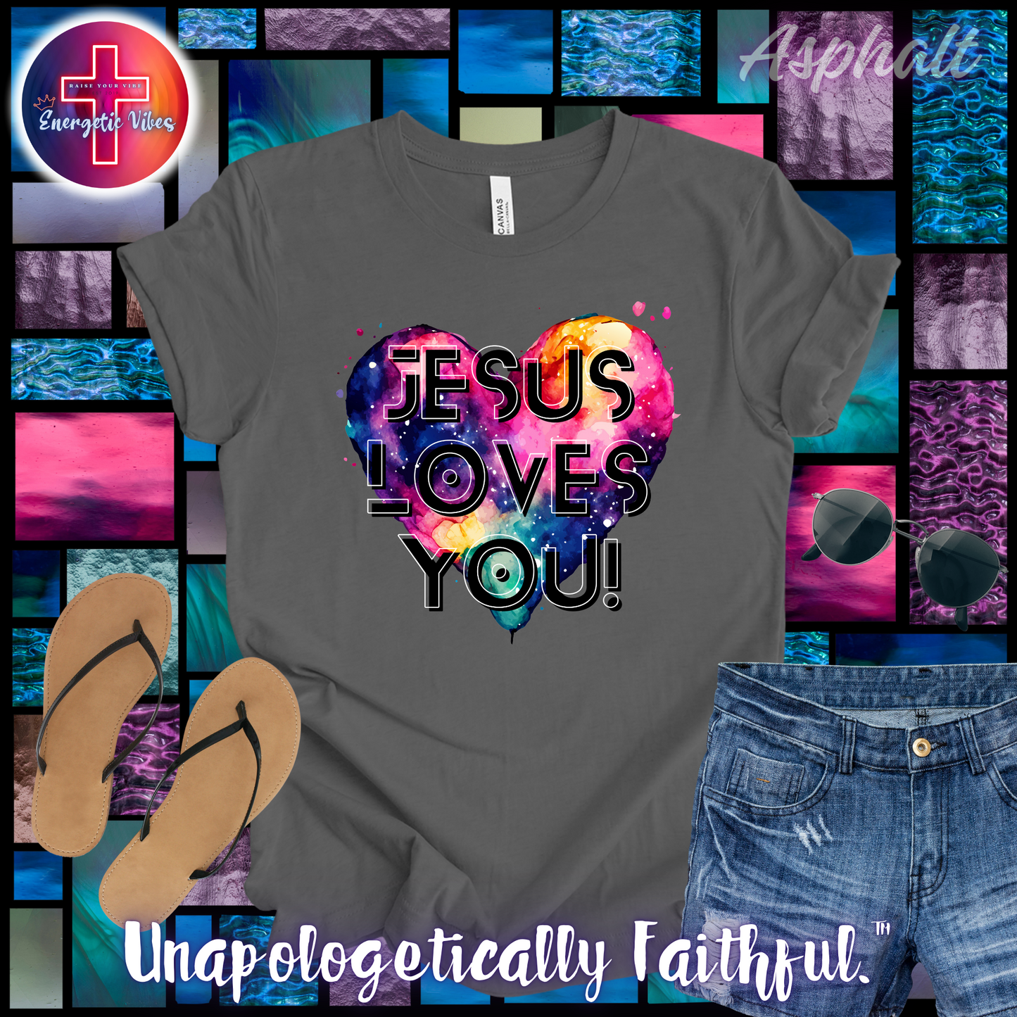 Jesus Loves You! Unisex Christian T-Shirt | Classic Style Modern Tee