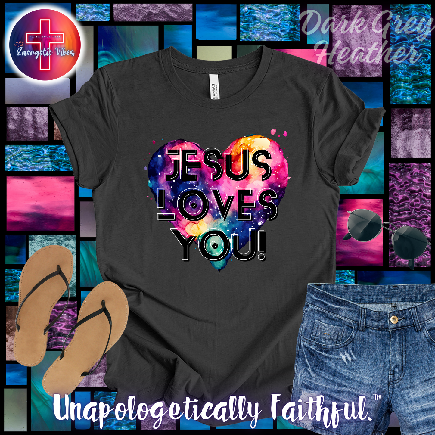 Jesus Loves You! Unisex Christian T-Shirt | Classic Style Modern Tee