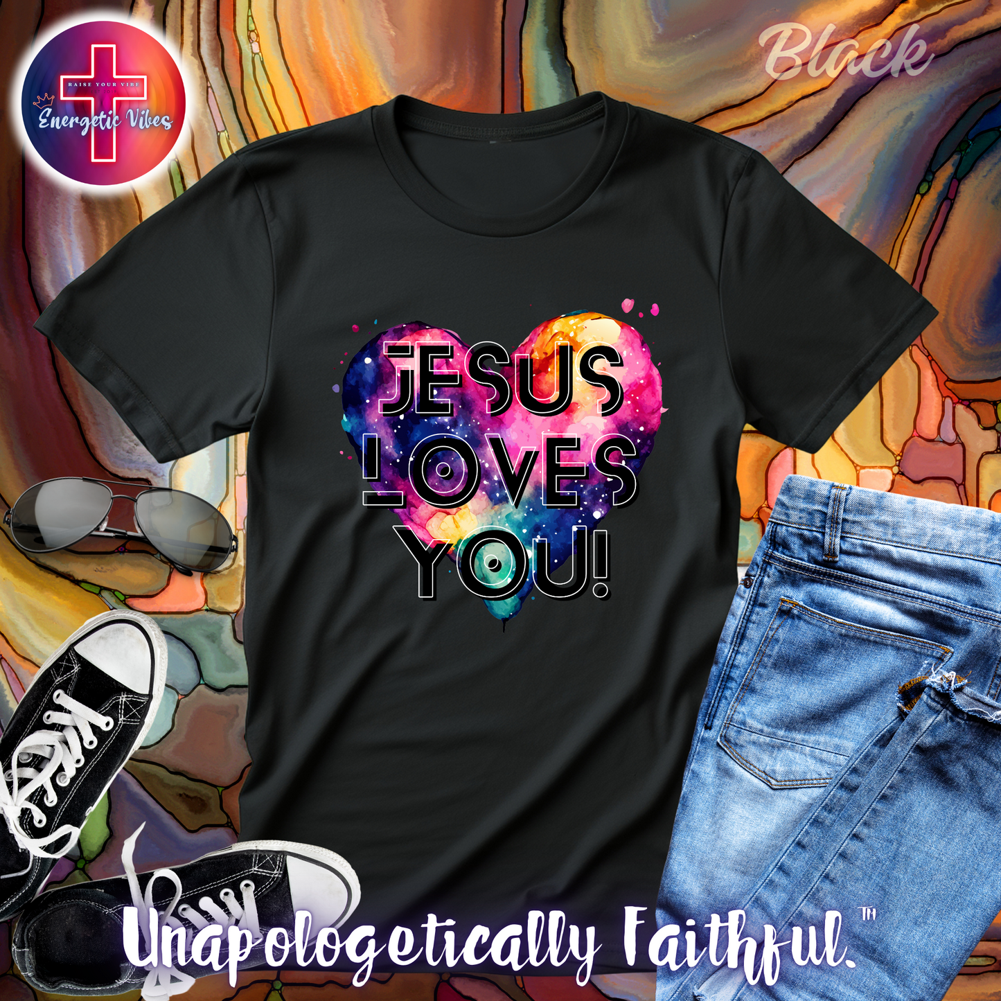 Jesus Loves You! Unisex Christian T-Shirt | Classic Style Modern Tee