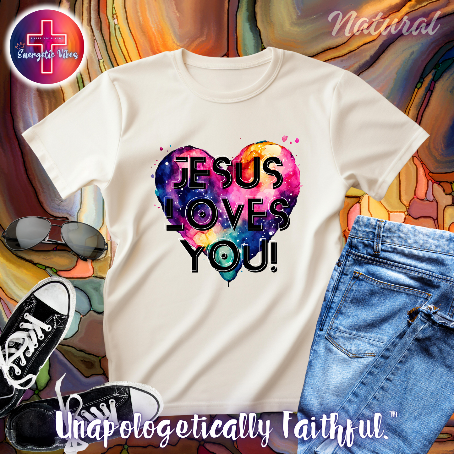 Jesus Loves You! Unisex Christian T-Shirt | Classic Style Modern Tee