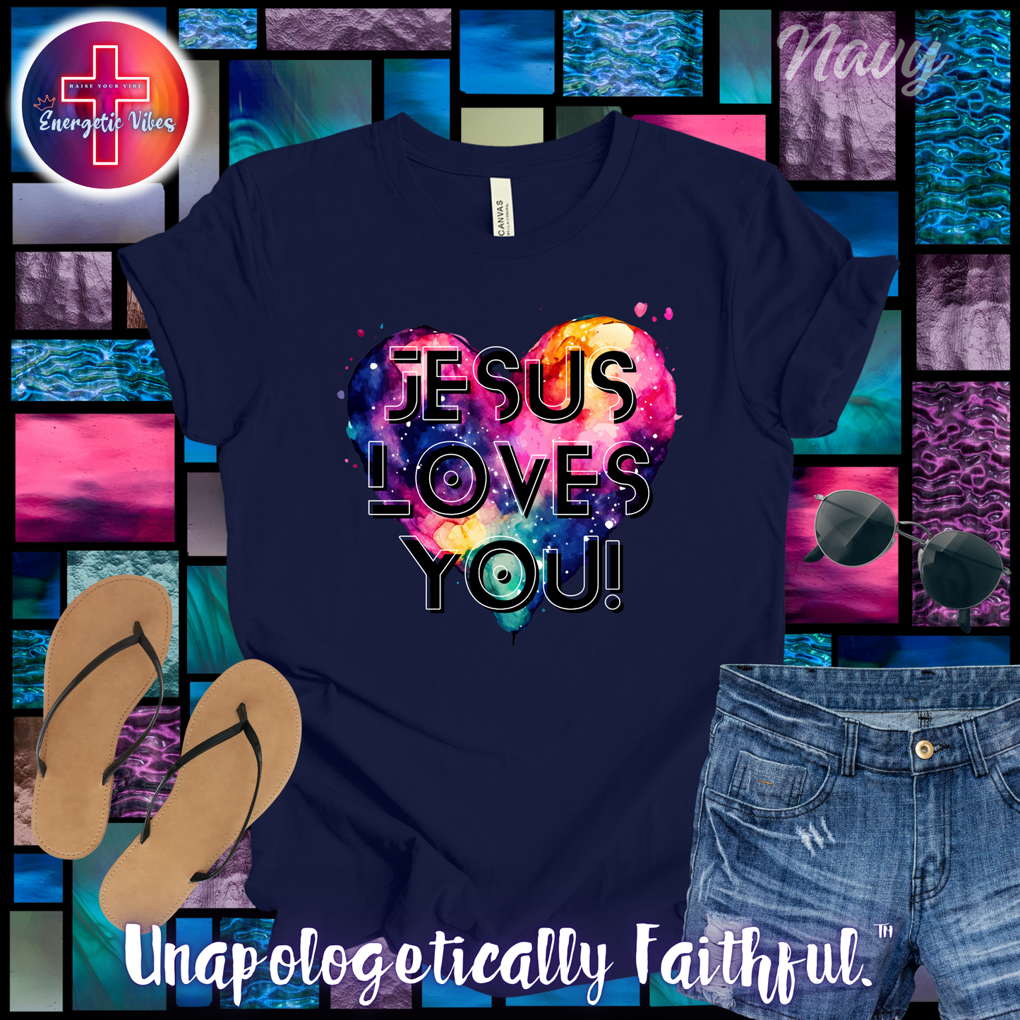 Jesus Loves You! Unisex Christian T-Shirt | Classic Style Modern Tee