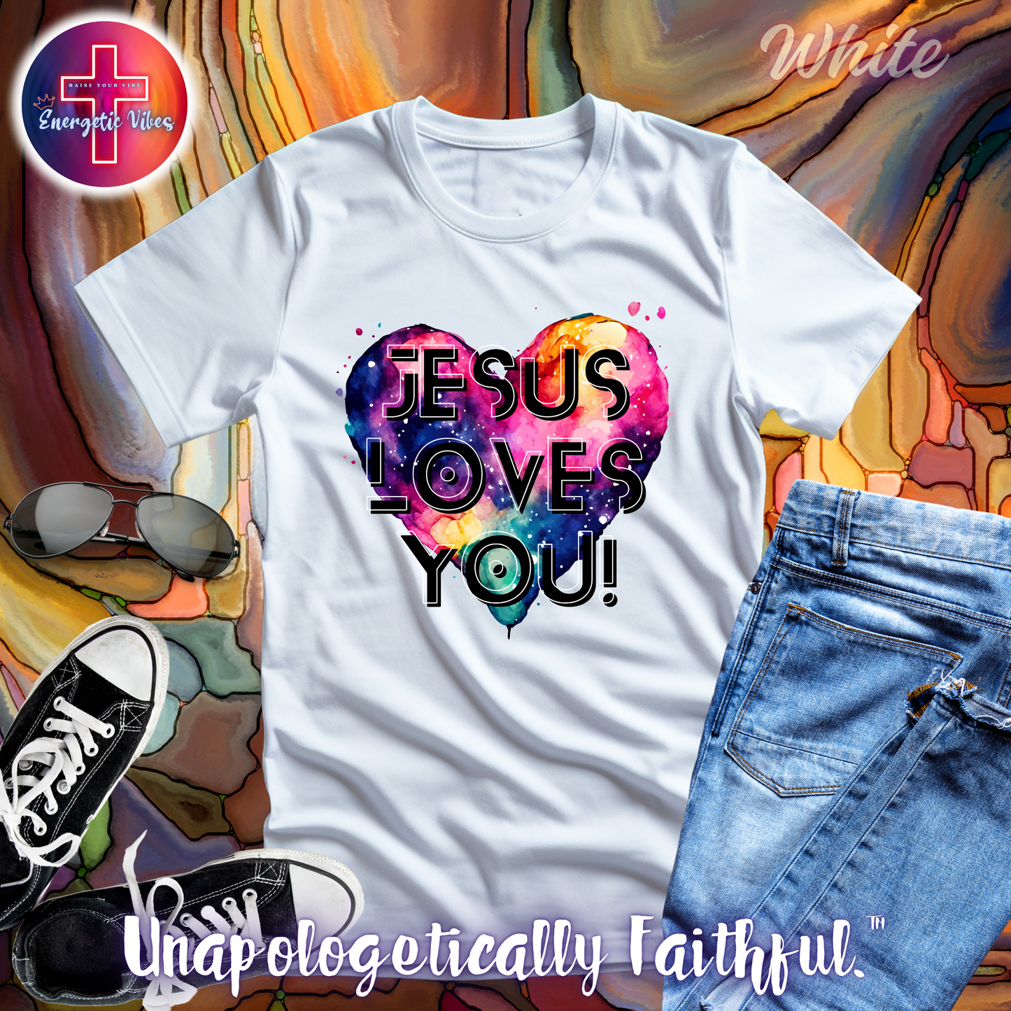 Jesus Loves You! Unisex Christian T-Shirt | Classic Style Modern Tee