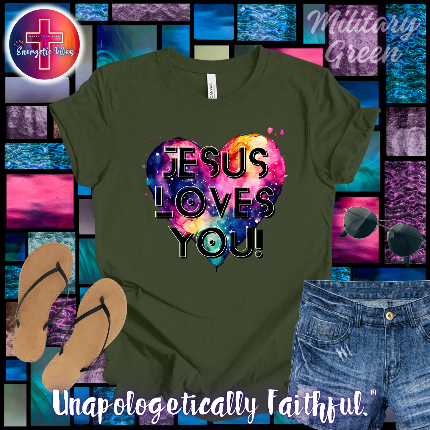 Jesus Loves You! Unisex Christian T-Shirt | Classic Style Modern Tee