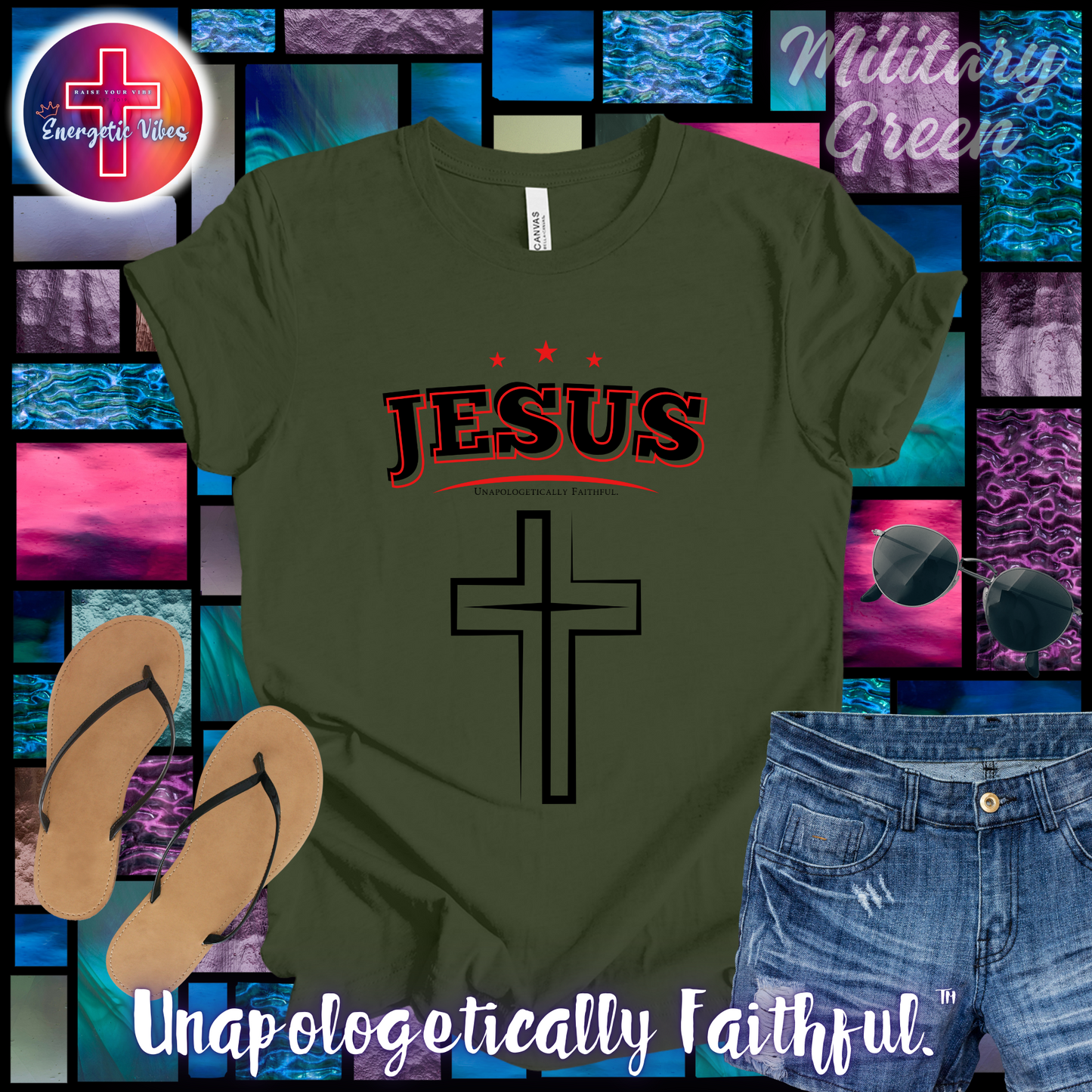 Jesus Stars Unisex Christian T-Shirt | Classic Style Modern Tee