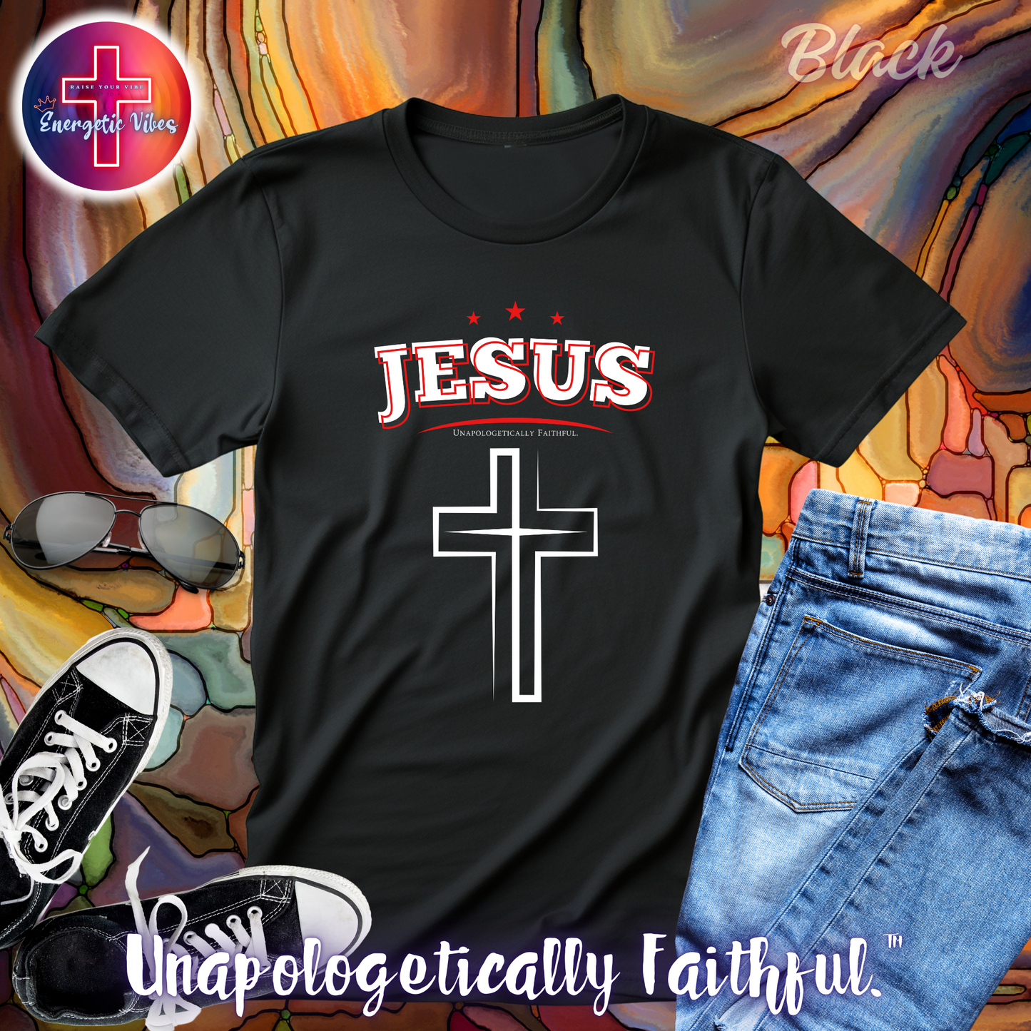 Jesus Stars Unisex Christian T-Shirt | Classic Style Modern Tee