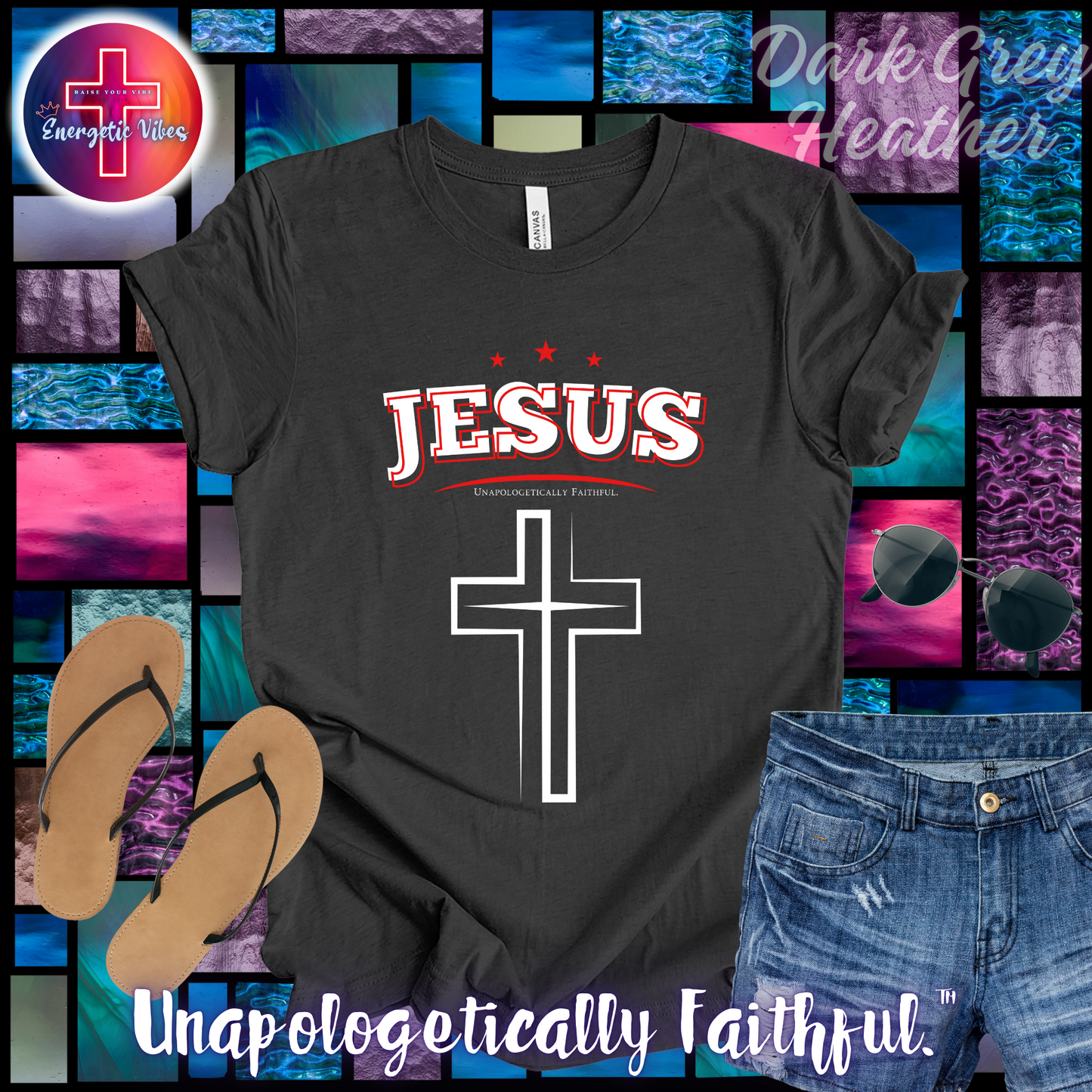 Jesus Stars Unisex Christian T-Shirt | Classic Style Modern Tee