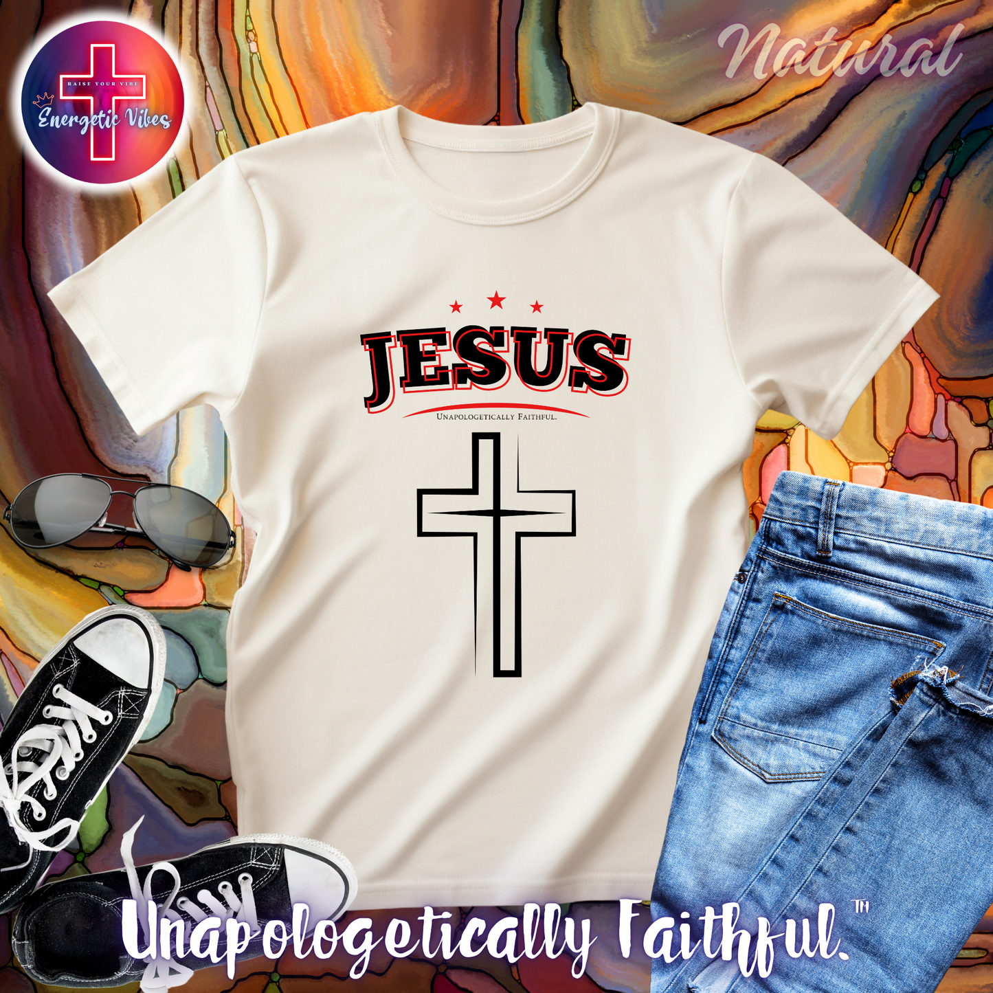 Jesus Stars Unisex Christian T-Shirt | Classic Style Modern Tee