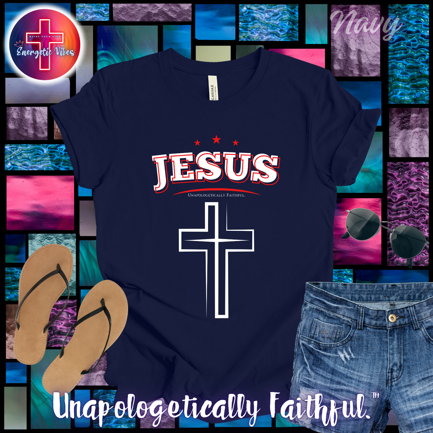 Jesus Stars Unisex Christian T-Shirt | Classic Style Modern Tee