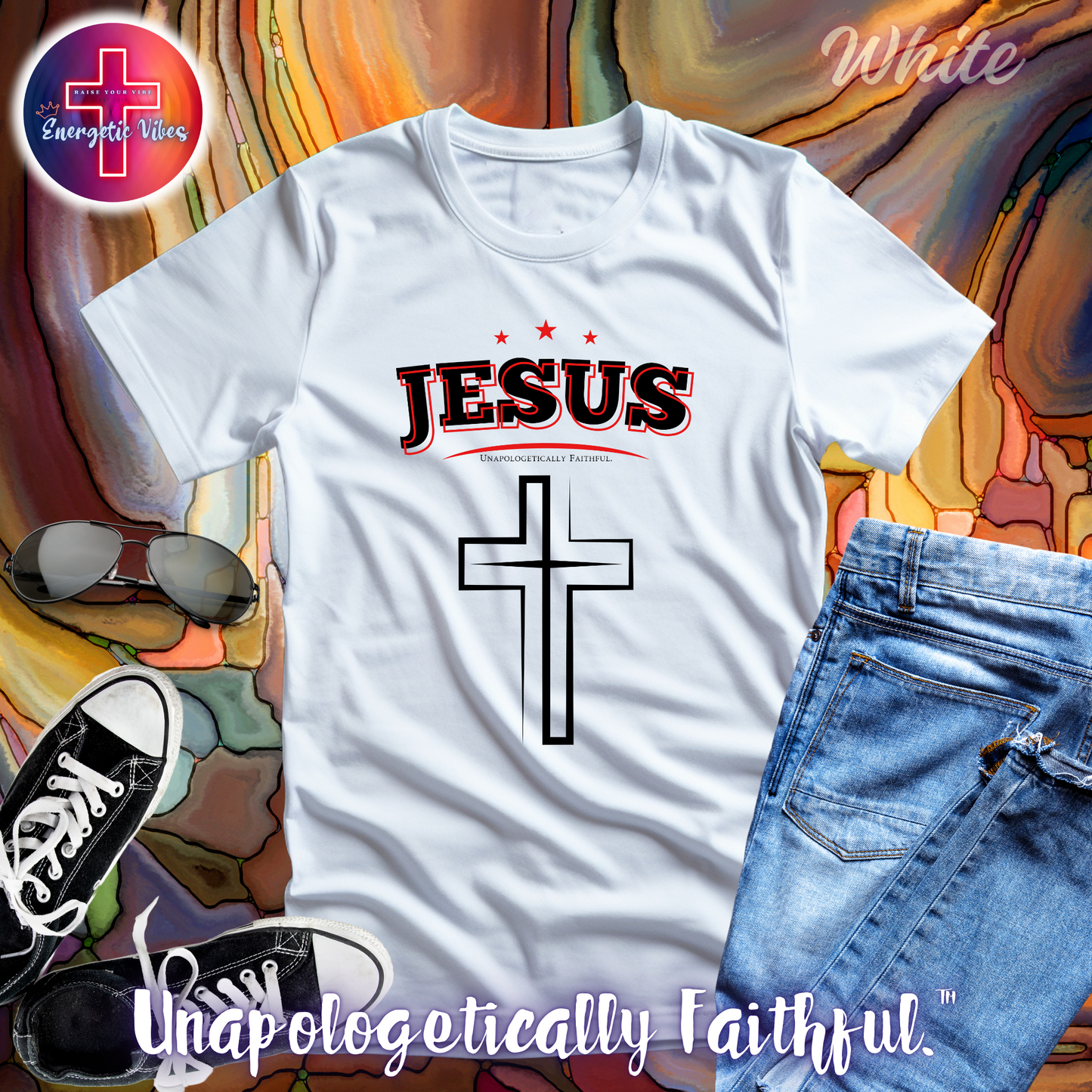 Jesus Stars Unisex Christian T-Shirt | Classic Style Modern Tee