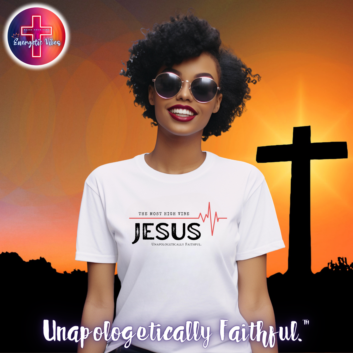 Jesus The Most High Vibe Unisex Christian T-Shirt | Classic Style Modern Tee