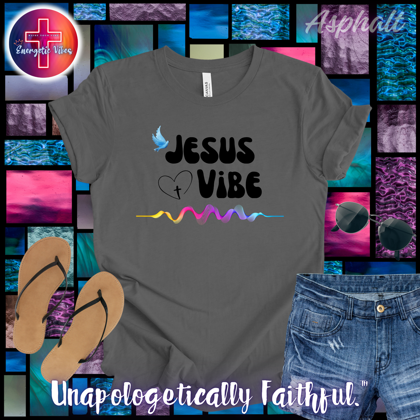 Jesus Vibe Unisex Christian T-Shirt | Classic Style Modern Tee