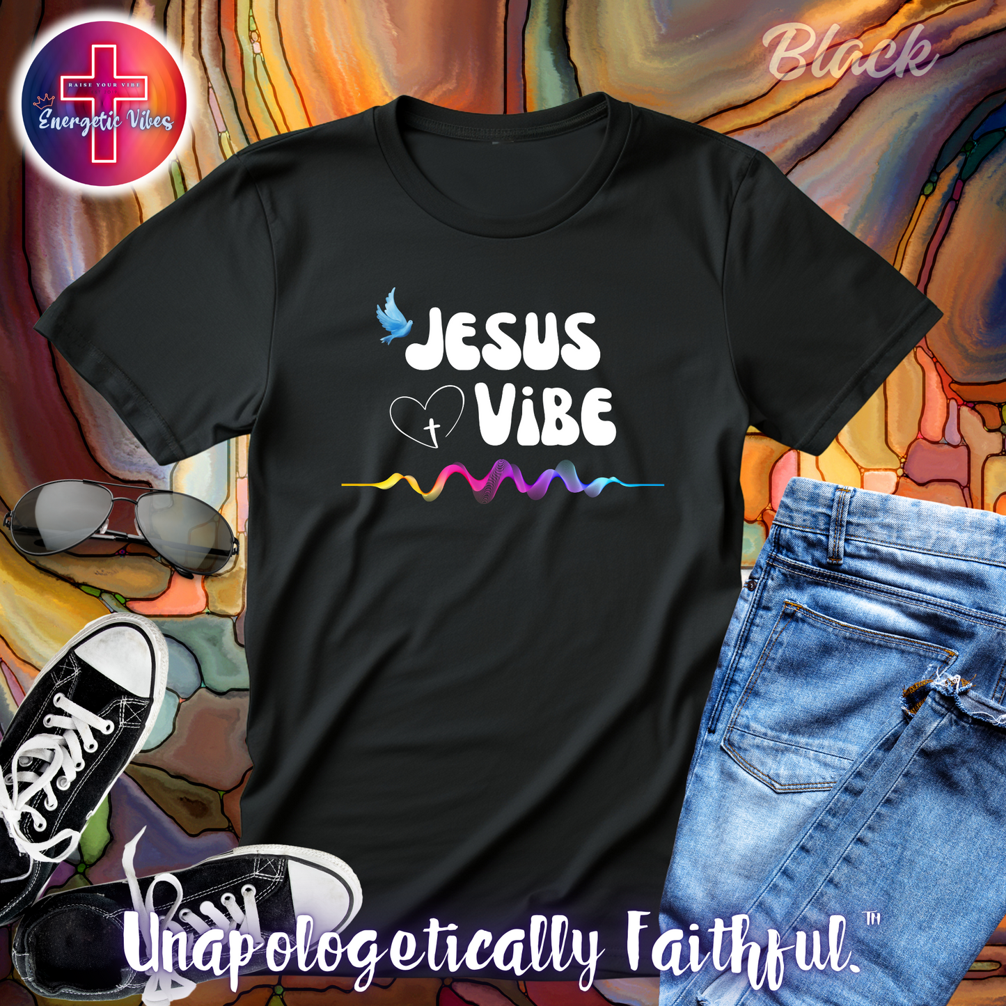 Jesus Vibe Unisex Christian T-Shirt | Classic Style Modern Tee