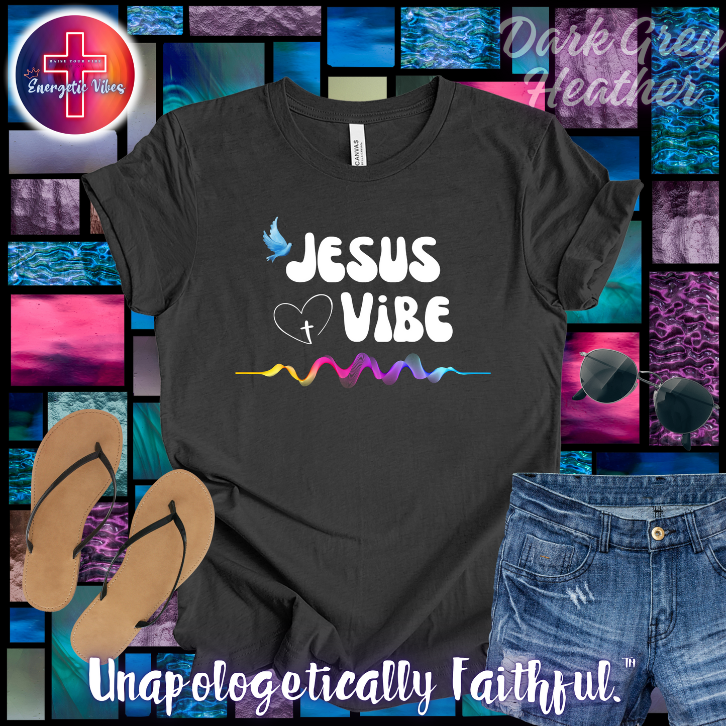 Jesus Vibe Unisex Christian T-Shirt | Classic Style Modern Tee